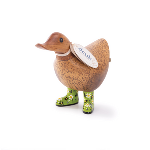 DCUK Natural Welly Ducky - Flowers