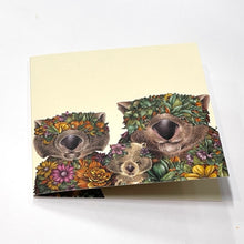 Load image into Gallery viewer, Greeting Card - Wombat Family
