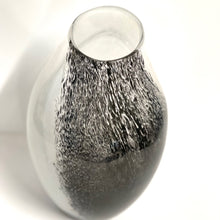 Load image into Gallery viewer, Vase - Black &amp; White Glass
